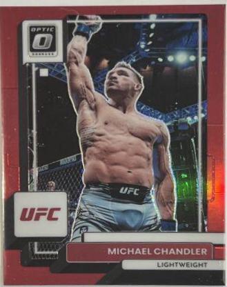 Michael Chandler 2023 Panini Donruss Optic UFC Base #91 Red