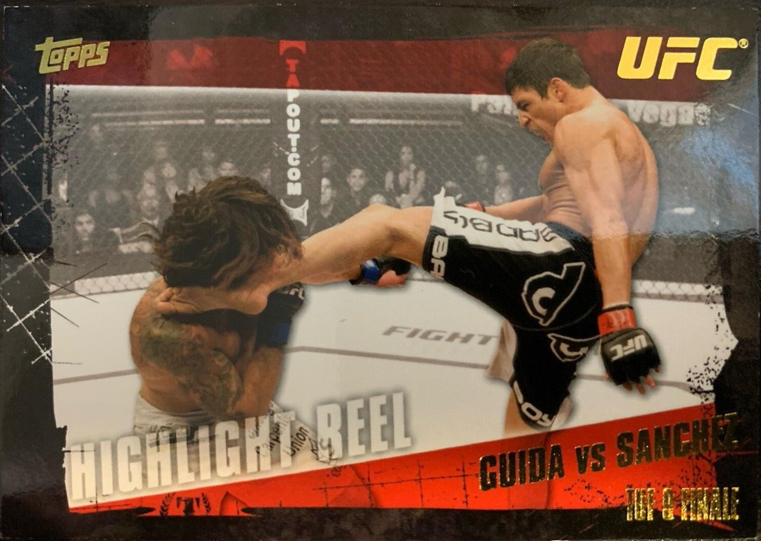 Clay Guida / Diego Sanchez 2010 Topps UFC Base #181 Gold