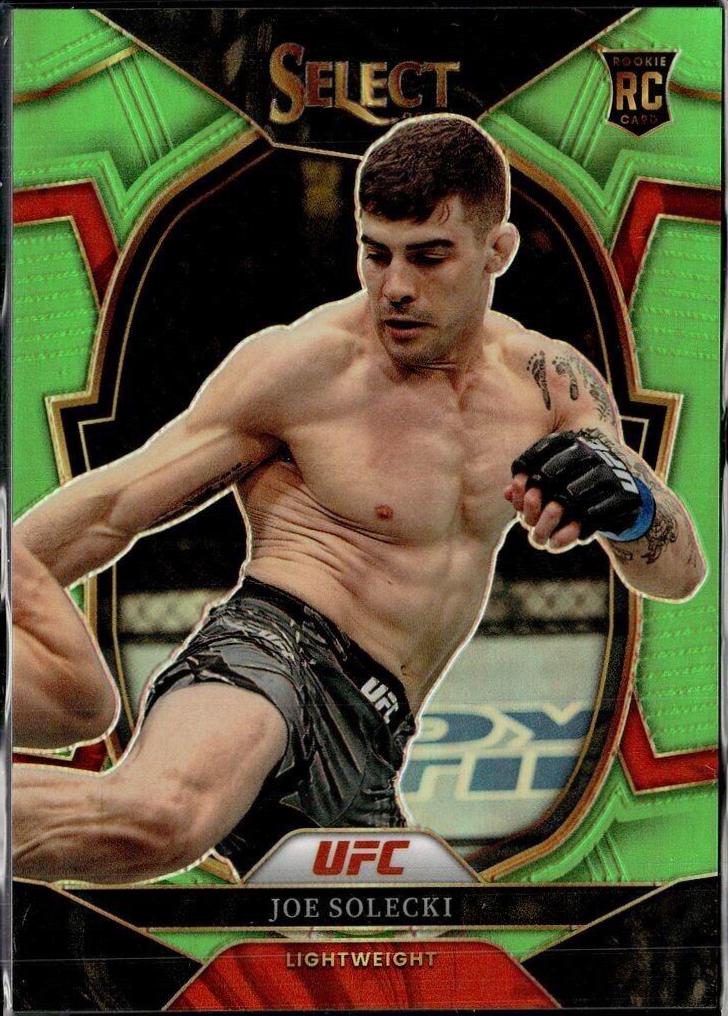 Joe Solecki 2023 Panini Select UFC Concourse #76 Neon Green