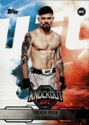 Trevor Peek 2025 Topps Knockout UFC Base #80 Red