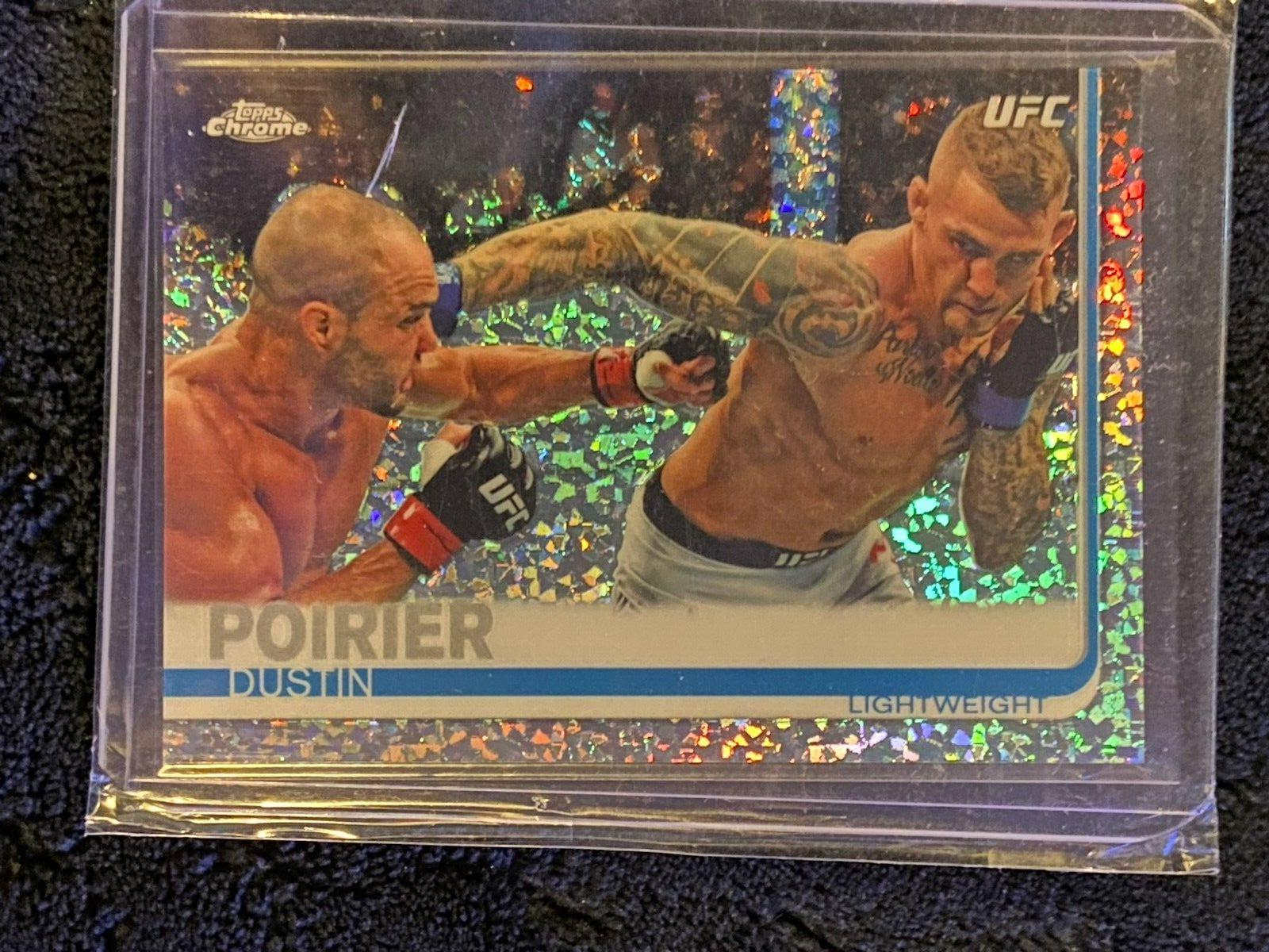 Dustin Poirier 2019 Topps Chrome UFC Base #58 Diamond Hot Box