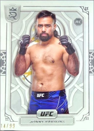 Jonny Parsons 2024 Topps Royalty UFC Base #81 Platinum