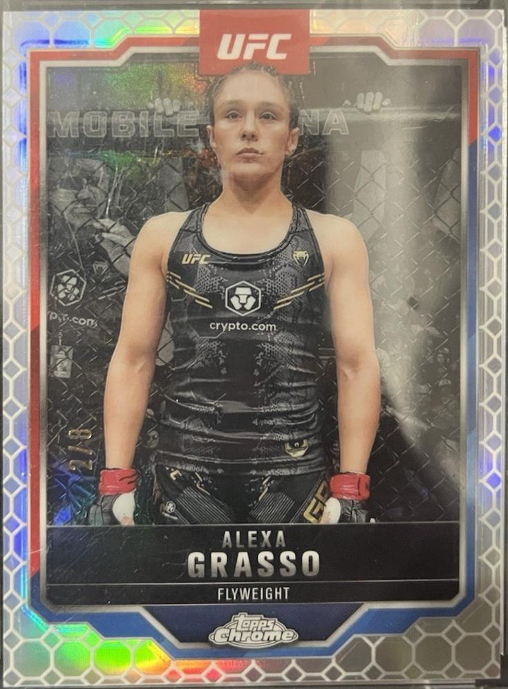 Alexa Grasso 2025 Topps Chrome UFC Base #14 OctaFractor