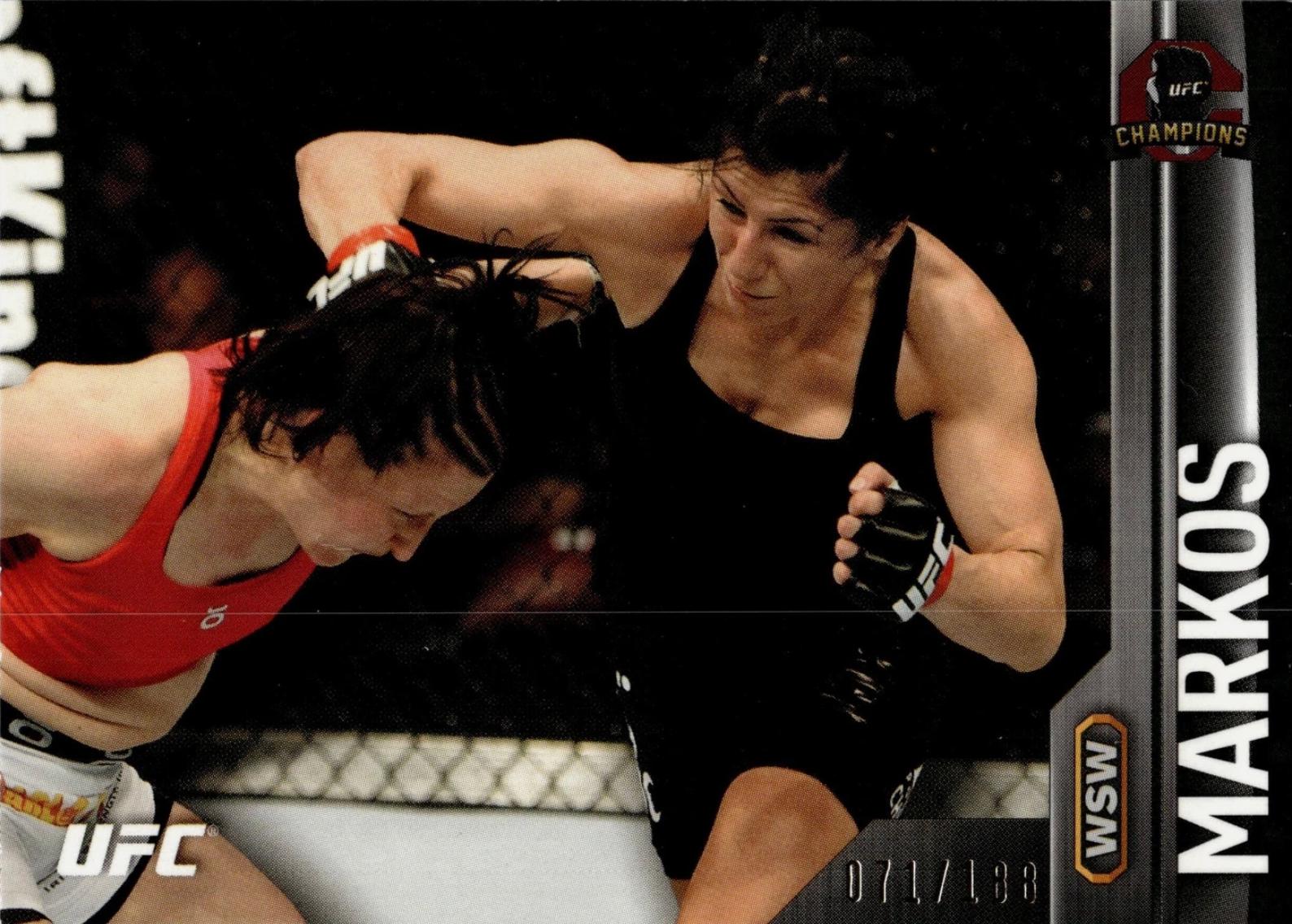 Randa Markos 2015 Topps UFC Champions Base #163 Black