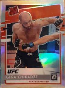 Giga Chikadze 2021 Panini Chronicles UFC Base Optic Rated Rookies #205 Silver