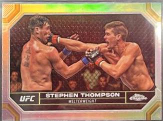 Stephen Thompson 2024 Topps Chrome UFC Base #180 Refractor