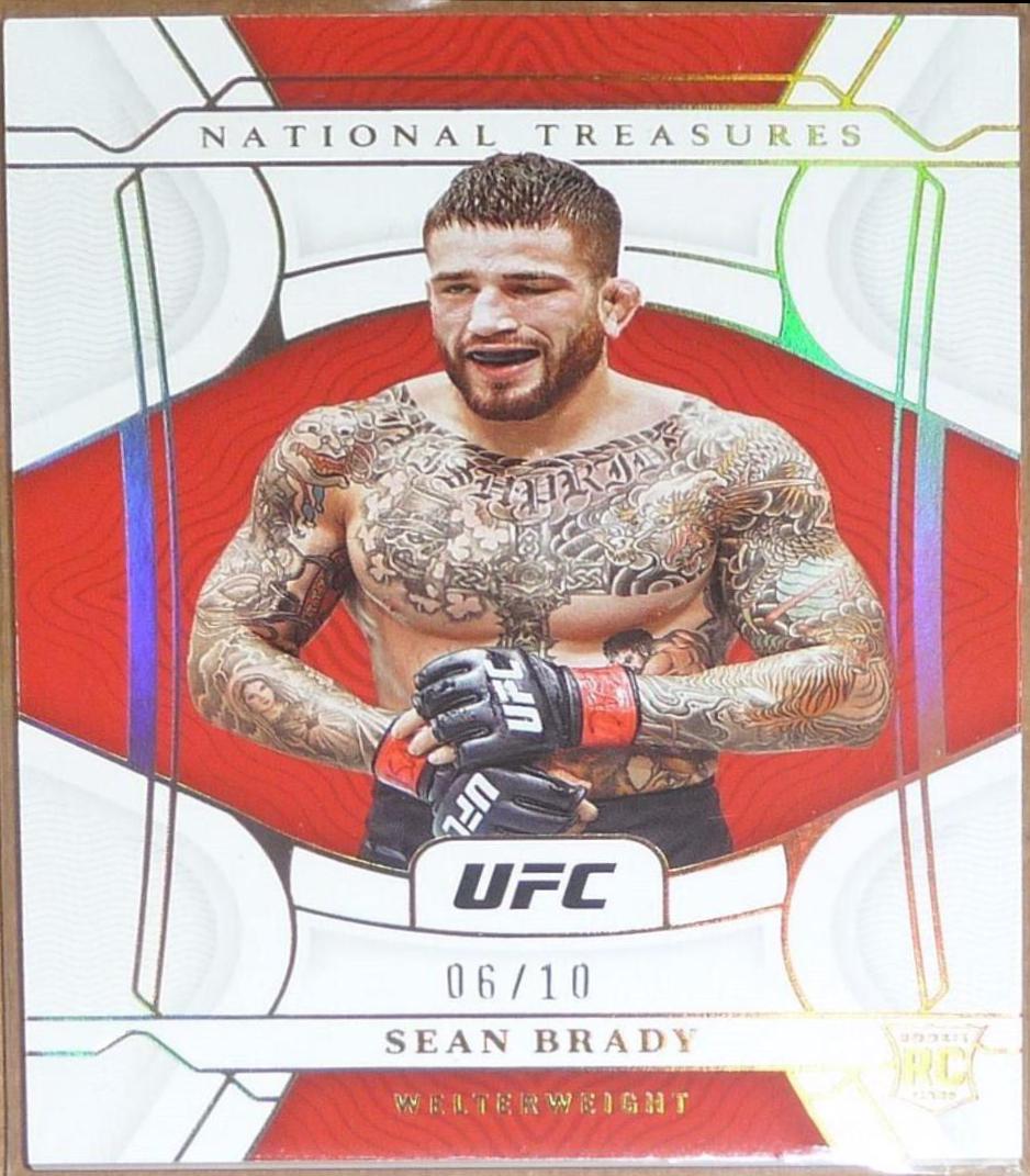 Sean Brady 2022 Panini Chronicles UFC Base One #479 Platinum