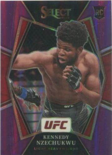 Kennedy Nzechukwu 2022 Panini Select UFC Premier Level #199 Purple