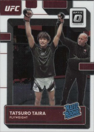 Tatsuro Taira 2023 Panini Donruss Optic UFC Base #135 Gold Vinyl