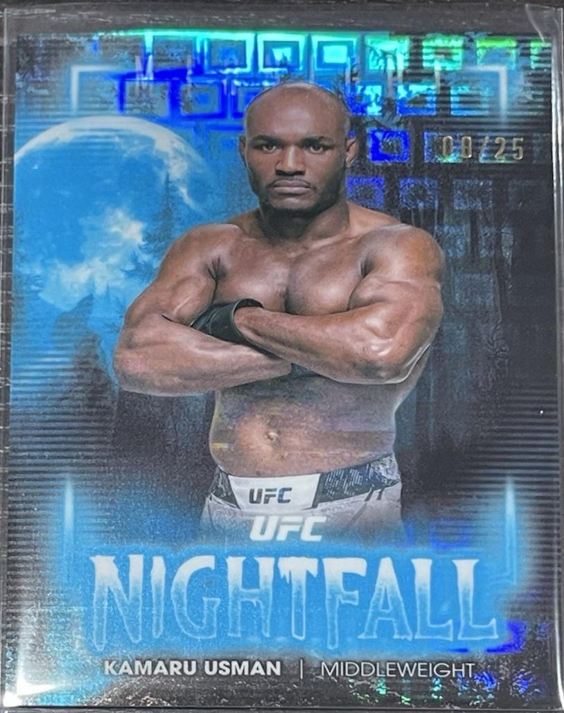 Kamaru Usman 2025 Topps Midnight UFC Nightfall #NF-14 Daybreak