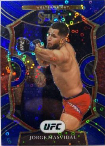 Jorge Masvidal 2021 Panini Select UFC Concourse #55 Blue Disco