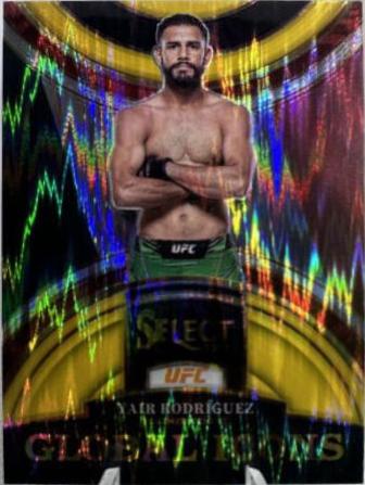 Yair Rodríguez 2023 Panini Select UFC Global Icons #30 Gold Flash