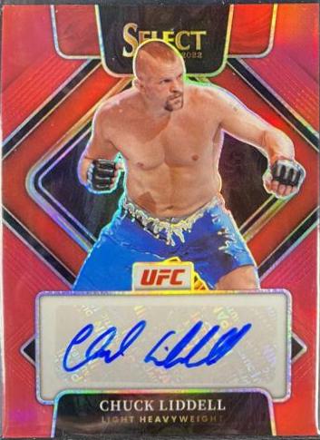 Chuck Liddell 2022 Panini Select UFC Signatures #9 Red