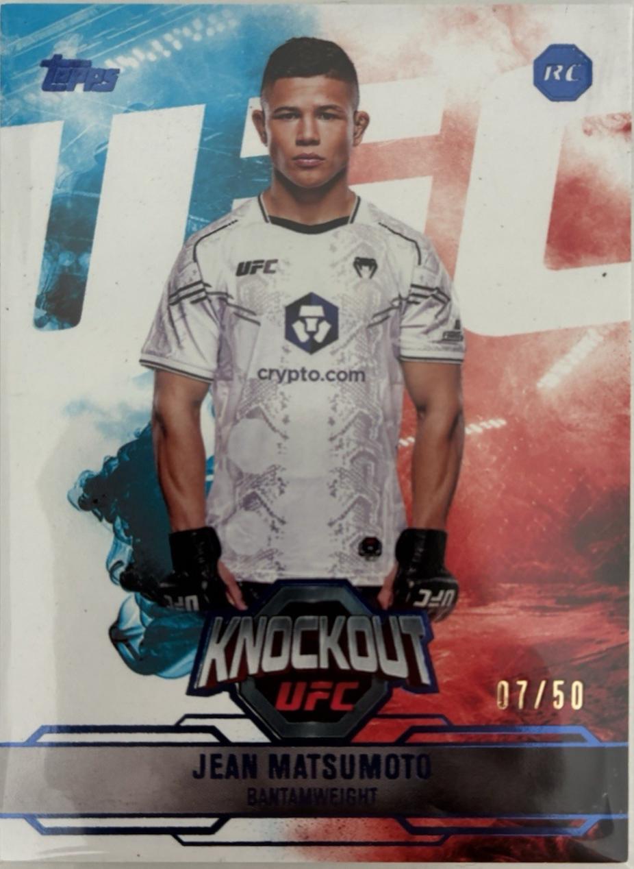 Jean Matsumoto 2025 Topps Knockout UFC Base #79 Blue