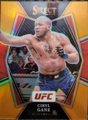 Ciryl Gane 2022 Panini Select UFC Premier Level #143 Orange