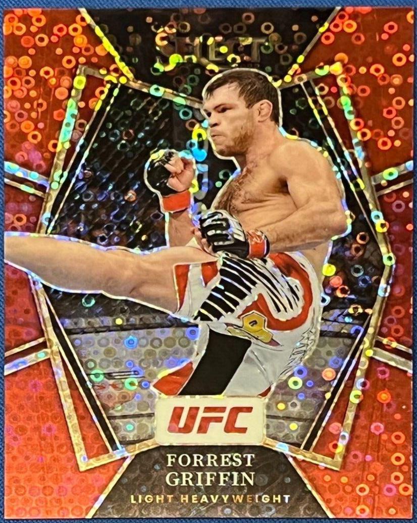 Forrest Griffin 2022 Panini Select UFC Premier Level #188 Red Disco