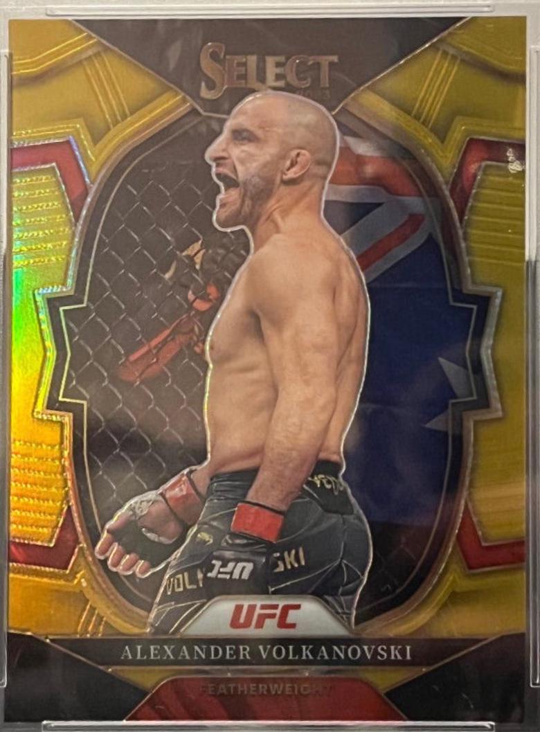 Alexander Volkanovski 2023 Panini Select UFC Concourse #38 Gold