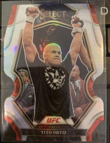 Tito Ortiz 2023 Panini Select UFC Premier Level #165 Silver Die Cut