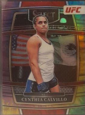 Cynthia Calvillo 2022 Panini Select UFC Concourse #70 Tie Dye