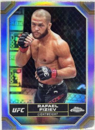 Rafael Fiziev 2024 Topps Chrome UFC Base #159 Refractor
