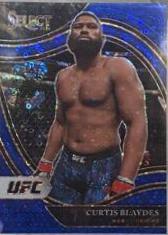 Curtis Blaydes 2021 Panini Select UFC Octagonside #214 Blue Disco