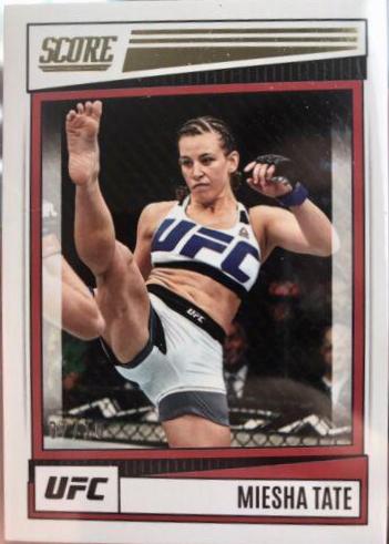 Miesha Tate 2022 Panini Chronicles UFC Base Score #197 Gold