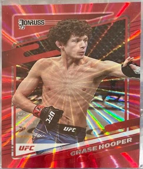 Chase Hooper 2022 Panini Donruss UFC Base #186 Red