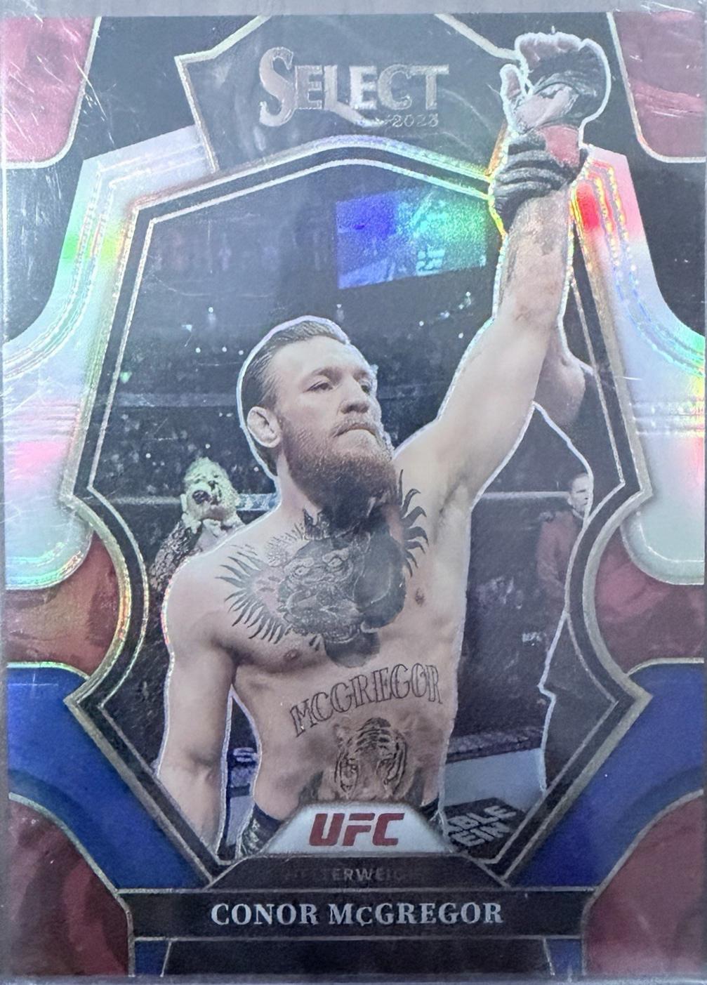 Conor McGregor 2023 Panini Select UFC Premier Level #102 Black Blue