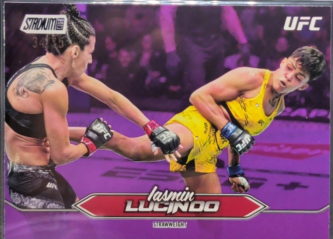 Iasmin Lucindo 2025 Topps Stadium Club UFC Base #101 Purple