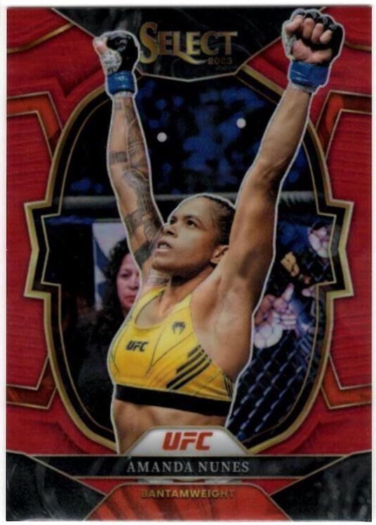 Amanda Nunes 2023 Panini Select UFC Concourse #78 Red