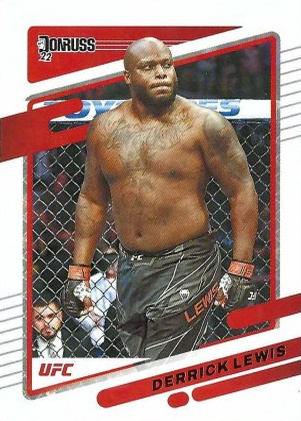 Derrick Lewis 2022 Panini Donruss UFC Base #87 Pink