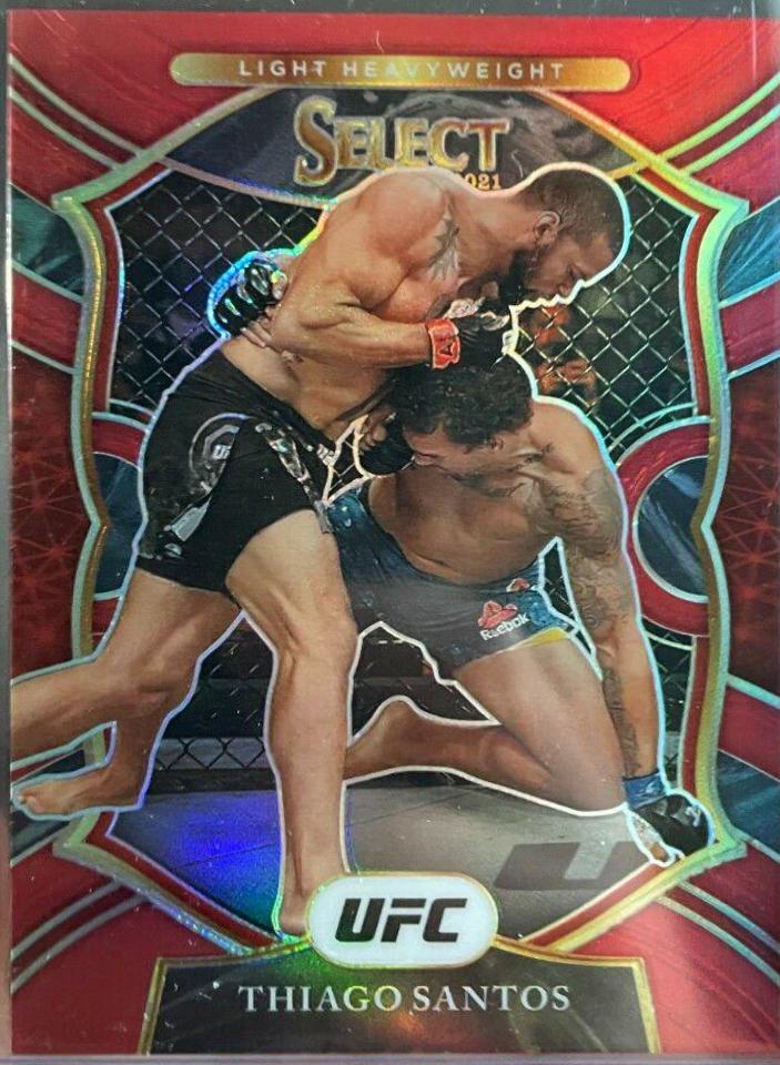 Thiago Santos 2021 Panini Select UFC Concourse #71 Red