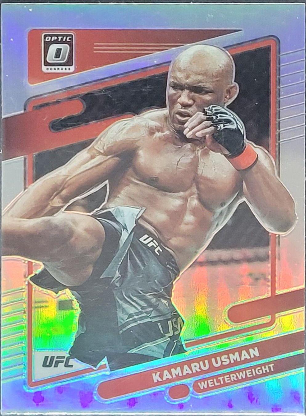 Kamaru Usman 2022 Panini Donruss Optic UFC Base #42 Holo