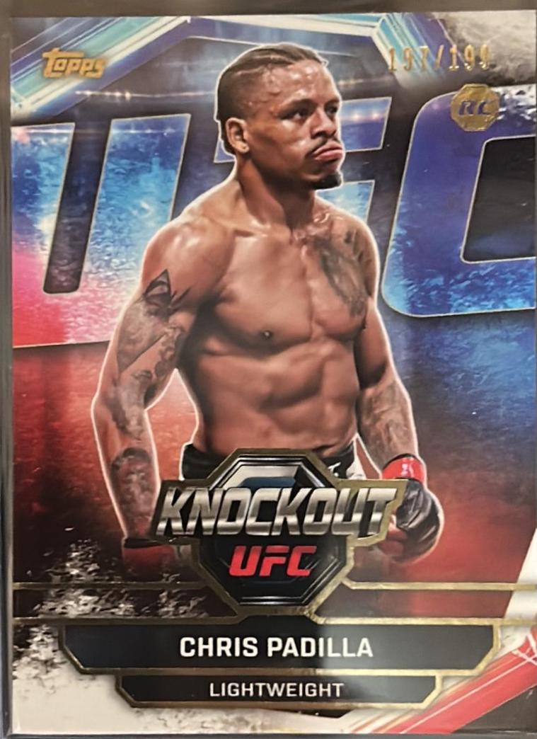 Chris Padilla 2026 Topps Knockout UFC Base #60 Gold