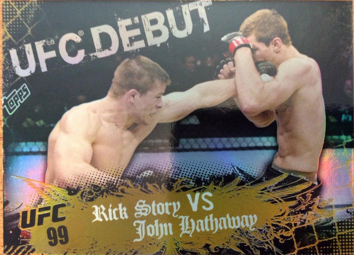 Rick Story / John Hathaway 2010 Topps UFC Main Event Base #122 Gold