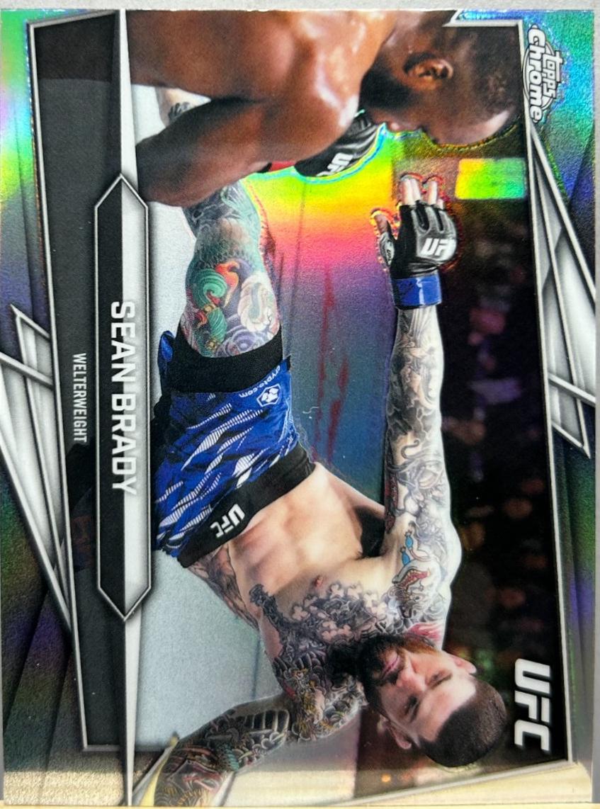 Sean Brady 2026 Topps Chrome UFC Base #106 Refractor