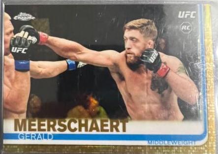 Gerald Meerschaert 2019 Topps Chrome UFC Base #51 Gold