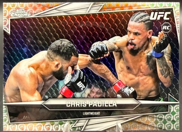 Chris Padilla 2026 Topps Chrome UFC Base #111 UFC Glove Refractor