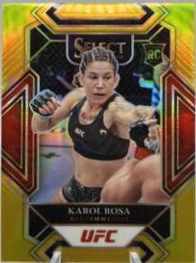 Karol Rosa 2022 Panini Select UFC Mezzanine #358 Gold