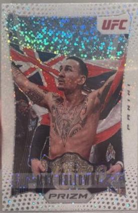 Max Holloway 2022 Panini Prizm UFC Prizm Flashback #22 White Sparkle