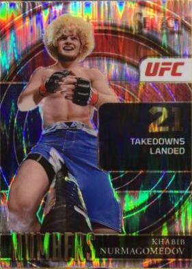 Khabib Nurmagomedov 2022 Panini Select UFC Select Numbers #12 Flash