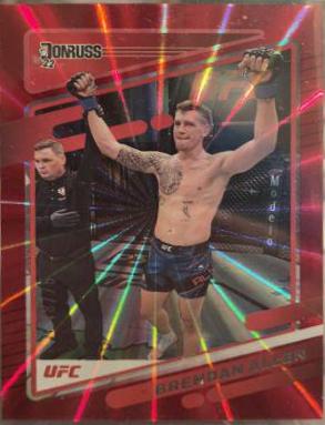 Brendan Allen 2022 Panini Donruss UFC Base #140 Red