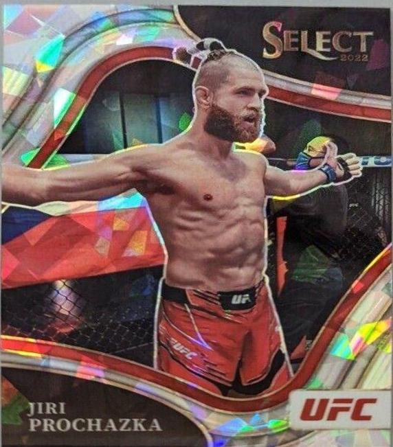 Jiri Prochazka 2022 Panini Select UFC Octagonside #208 Cracked Ice
