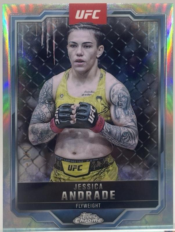 Jessica Andrade 2025 Topps Chrome UFC Base #119 FrozenFractor