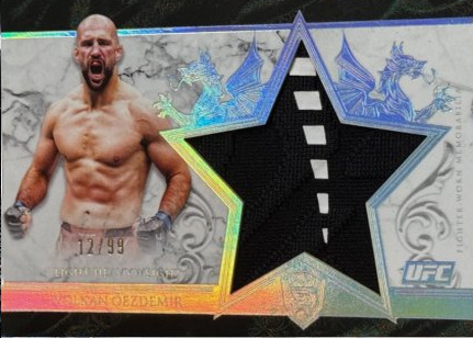 Volkan Oezdemir 2025 Topps Royalty UFC Star Relics #SR-VO Platinum