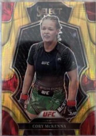 Cory McKenna 2023 Panini Select UFC Premier Level #112 Gold