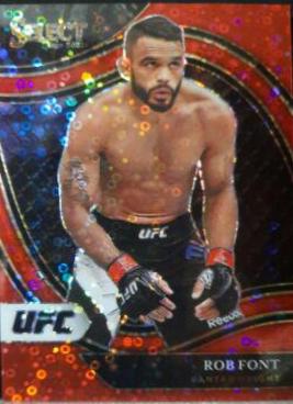 Rob Font 2021 Panini Select UFC Octagonside #292 Red Disco