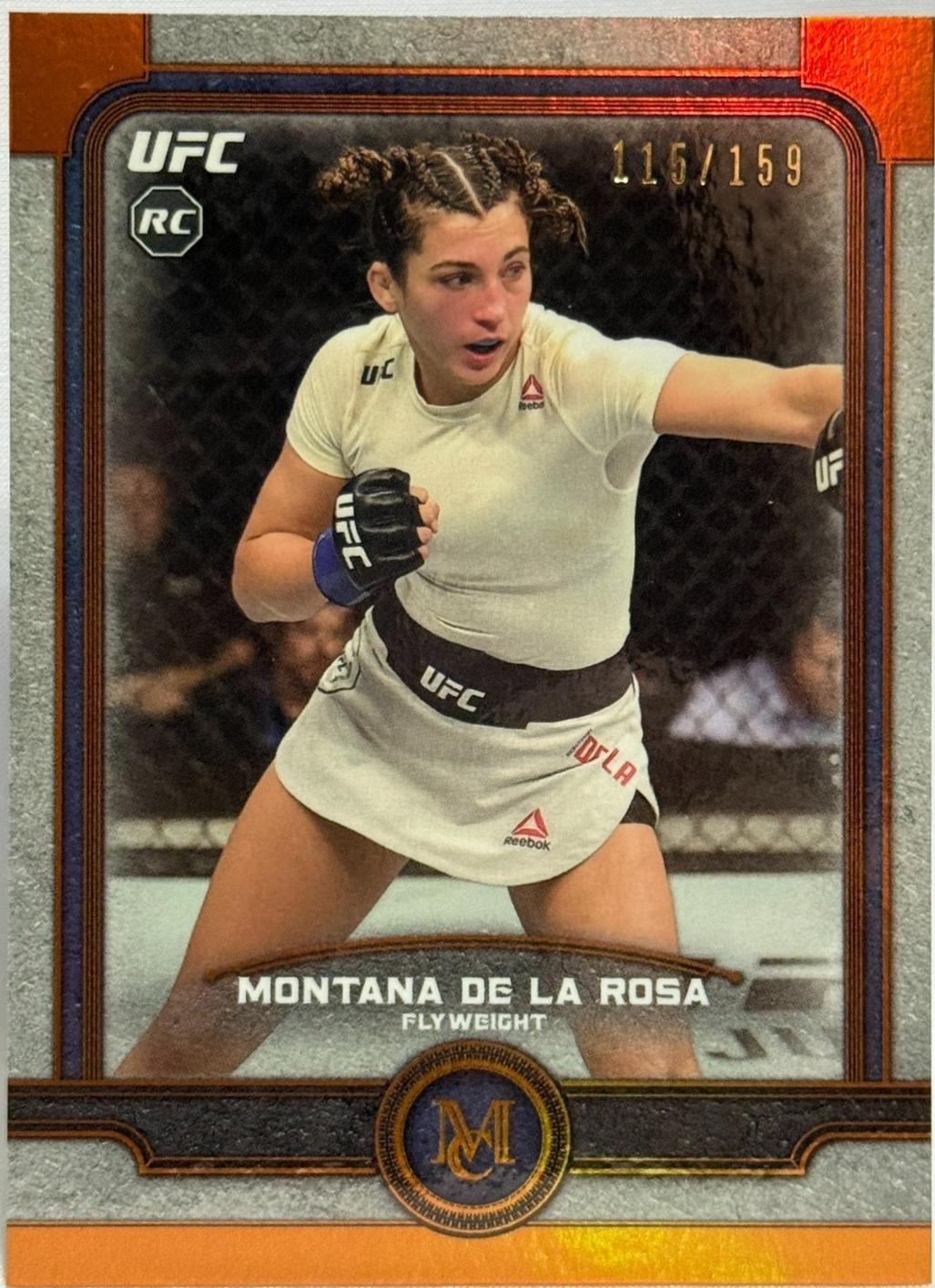 Montana De La Rosa 2019 Topps UFC Museum Collection Base #5 Copper