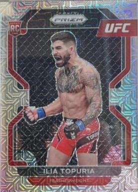 Ilia Topuria 2022 Panini Prizm UFC Base #115 Mojo