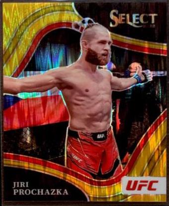 Jiri Prochazka 2022 Panini Select UFC Octagonside #208 Gold Flash
